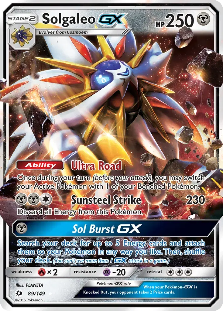 Solgaleo-GX Sun & Moon 89