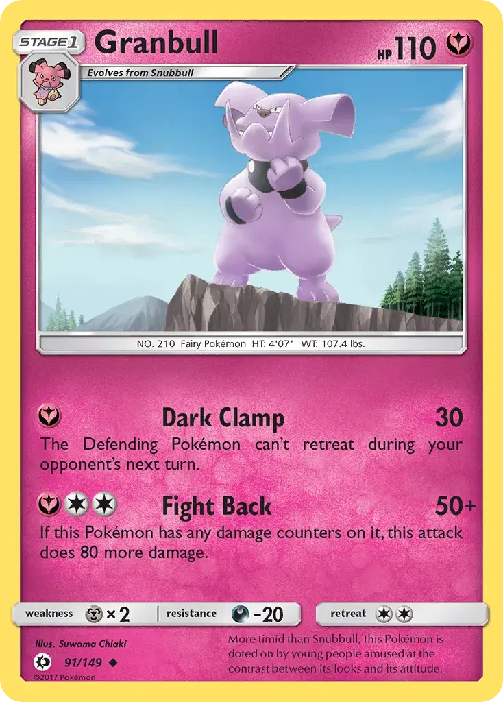 Granbull Sun & Moon 91
