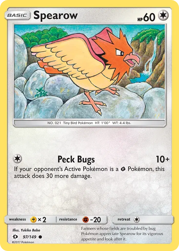 Spearow Sun & Moon 97