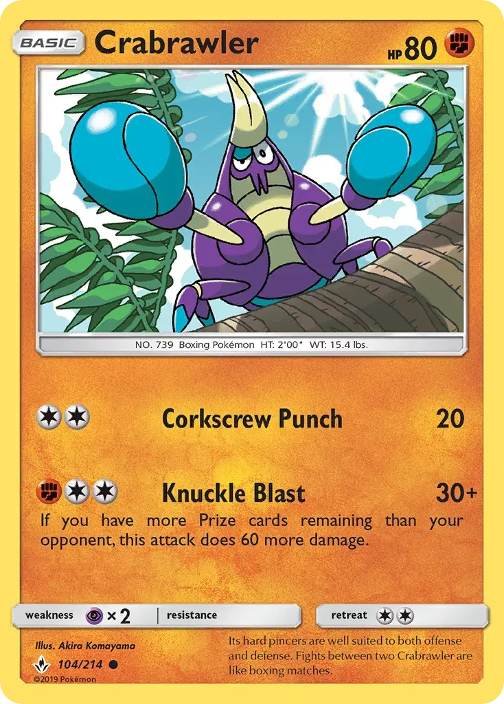 Crabrawler Unbroken Bonds 104