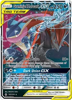 Greninja & Zoroark-GX Unbroken Bonds