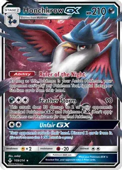 Honchkrow-GX Unbroken Bonds