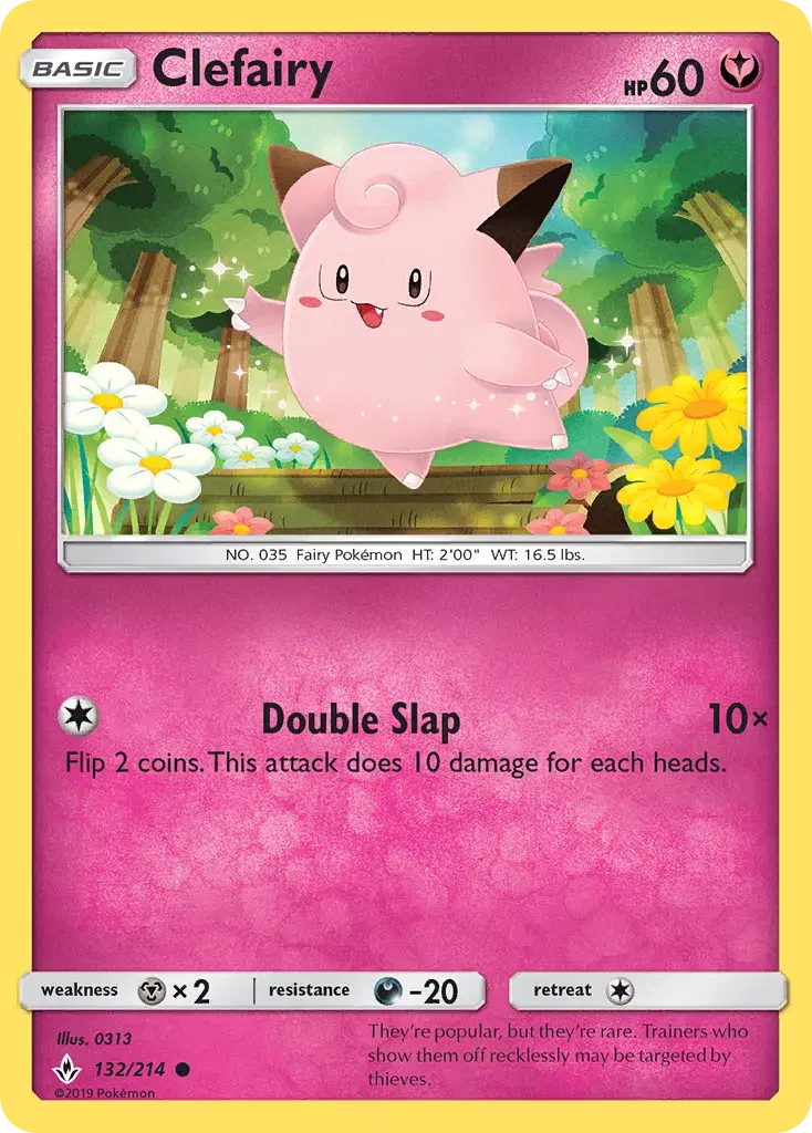 Clefairy Unbroken Bonds 132