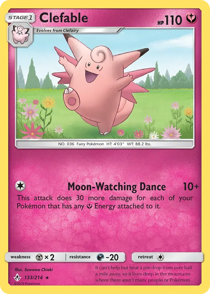 Clefable Unbroken Bonds 133
