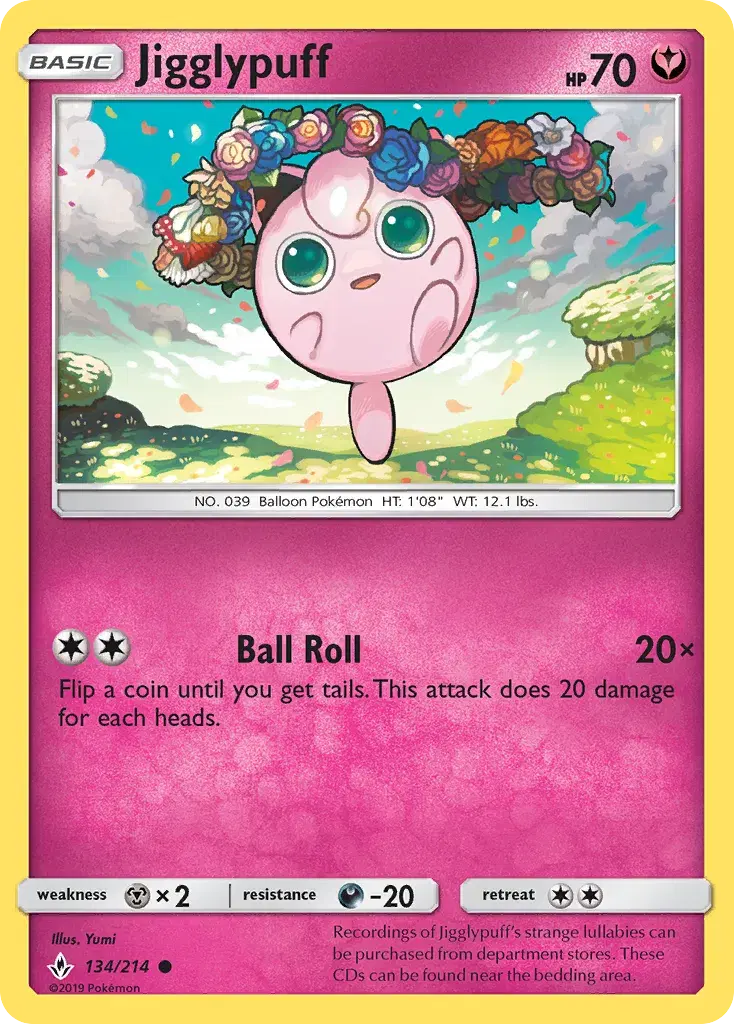 Jigglypuff Unbroken Bonds 134