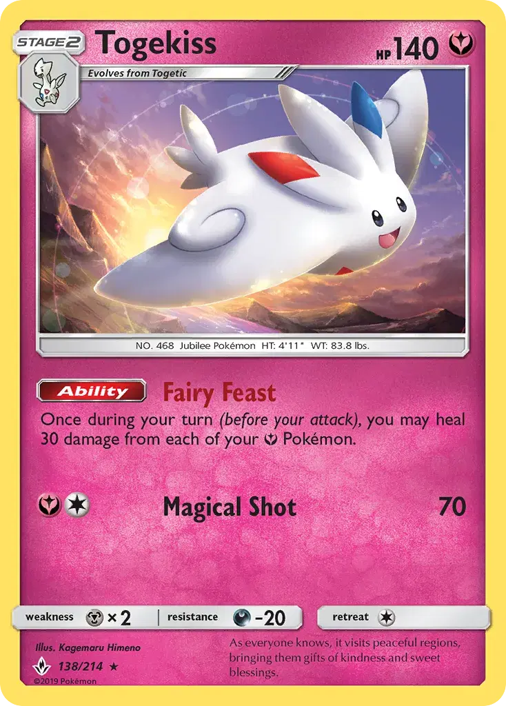 Togekiss Unbroken Bonds 138