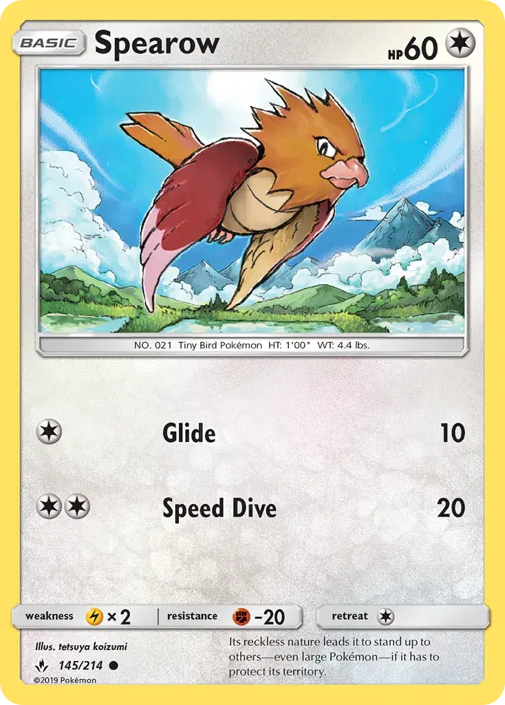 Spearow Unbroken Bonds 145