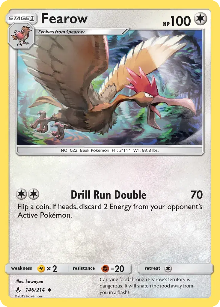 Fearow Unbroken Bonds 146