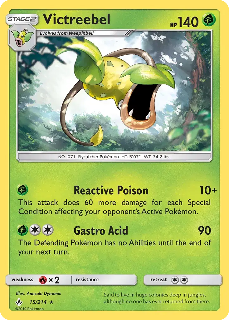 Victreebel Unbroken Bonds 15
