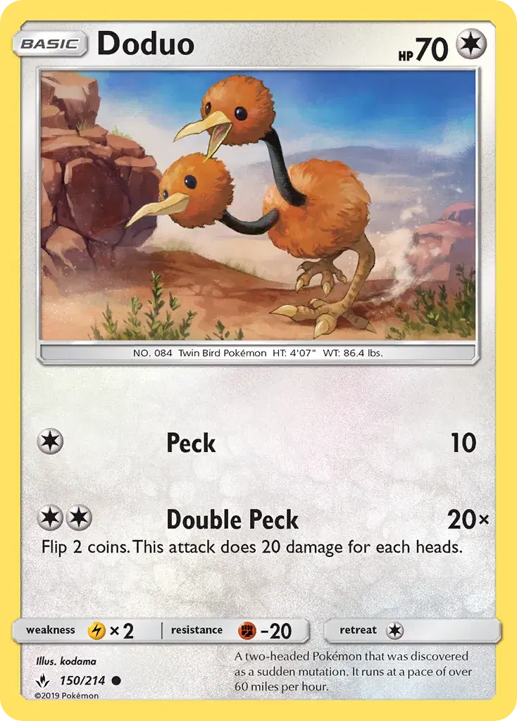 Doduo Unbroken Bonds 150