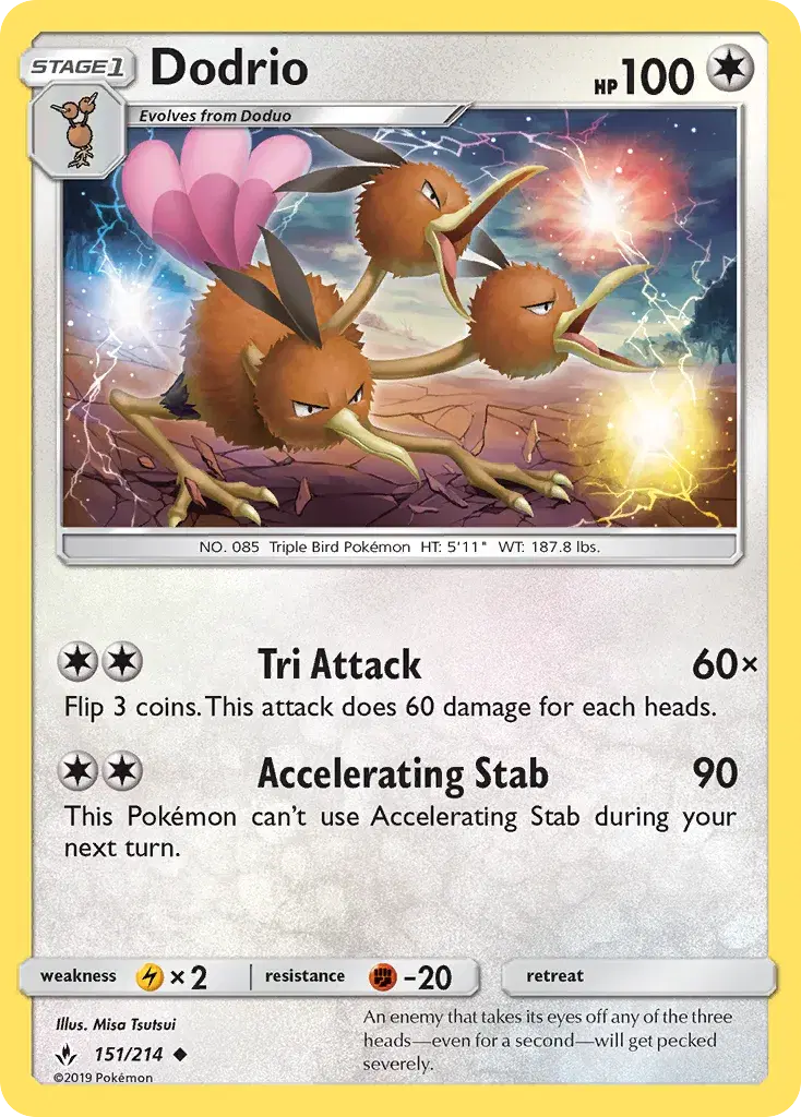 Dodrio Unbroken Bonds 151