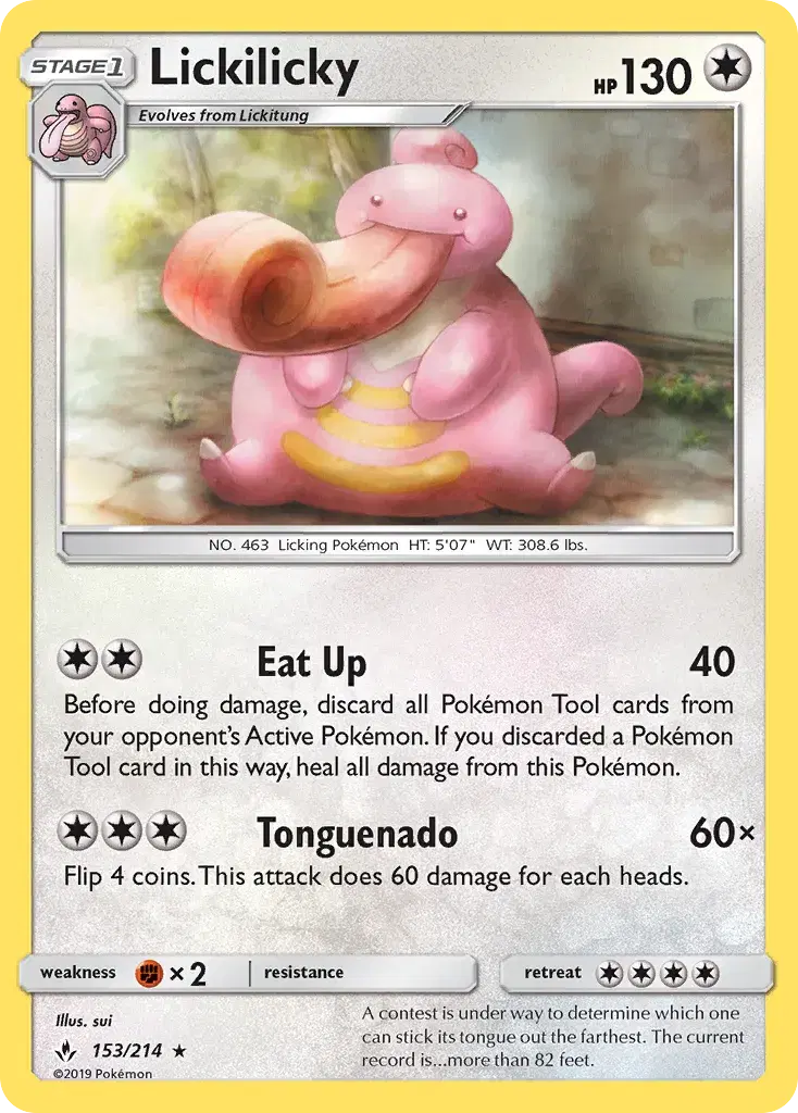 Lickilicky Unbroken Bonds 153