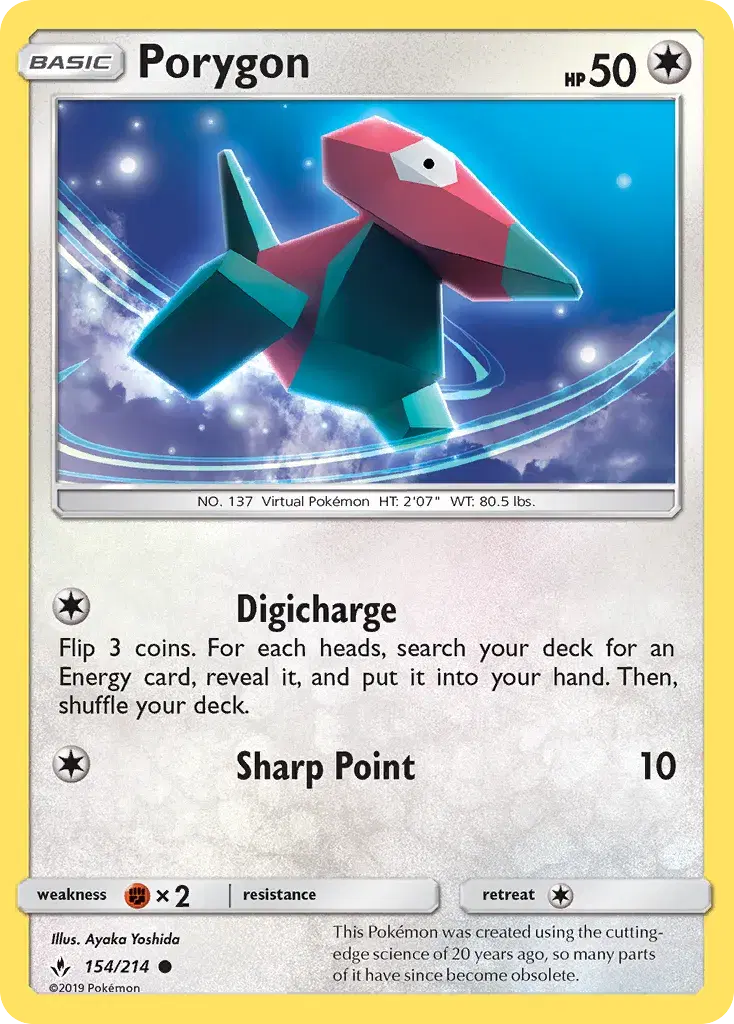 Porygon Unbroken Bonds 154