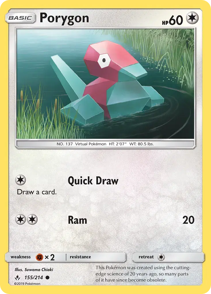 Porygon Unbroken Bonds 155
