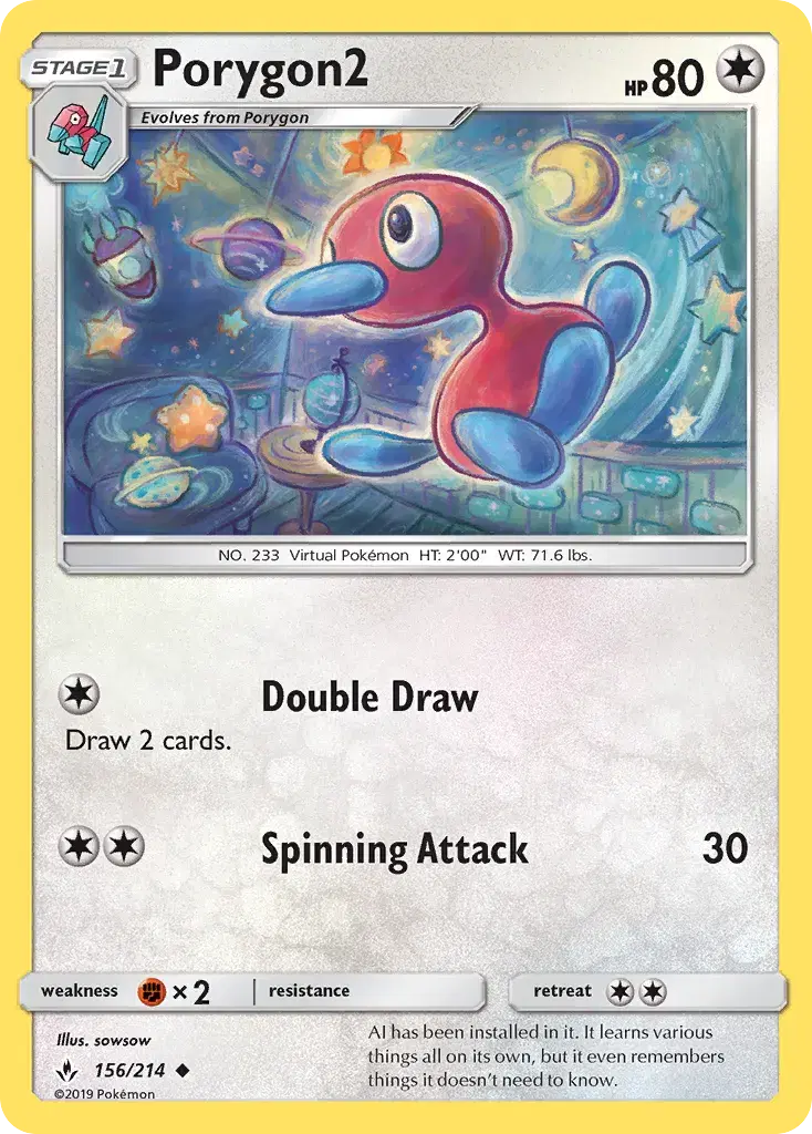 Porygon2 Unbroken Bonds 156