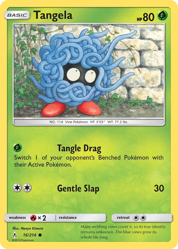 Tangela Unbroken Bonds 16