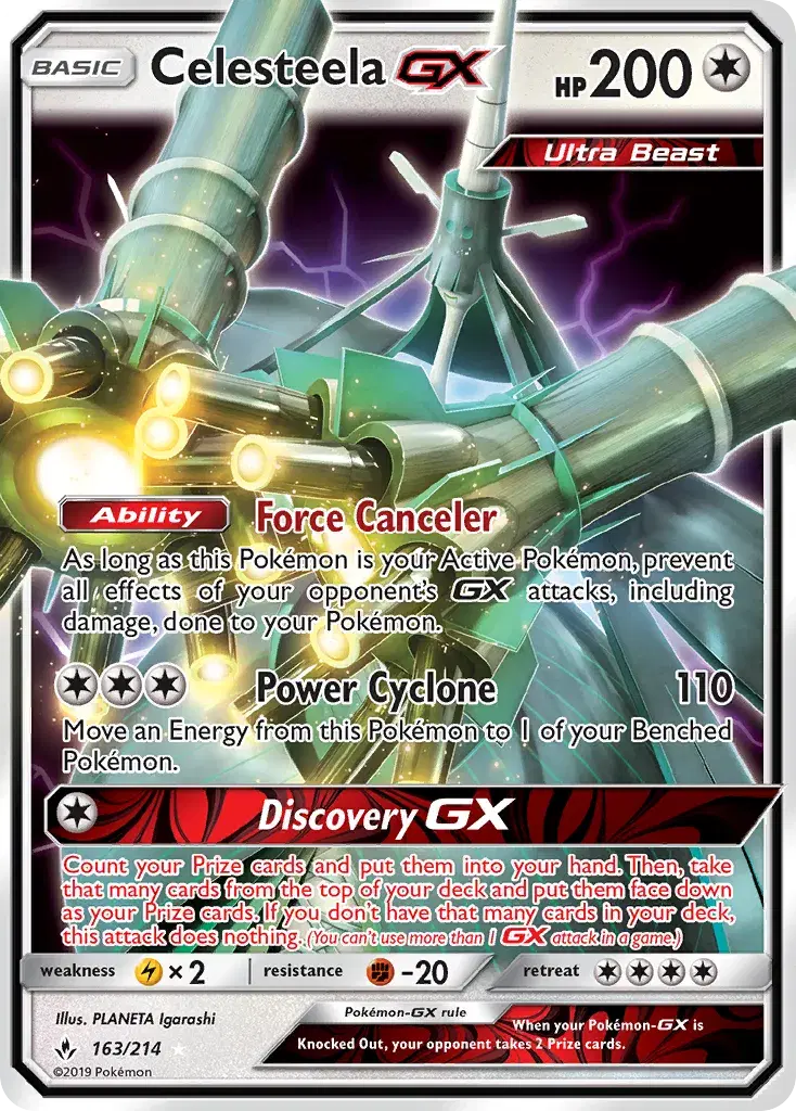 Celesteela-GX Unbroken Bonds 163