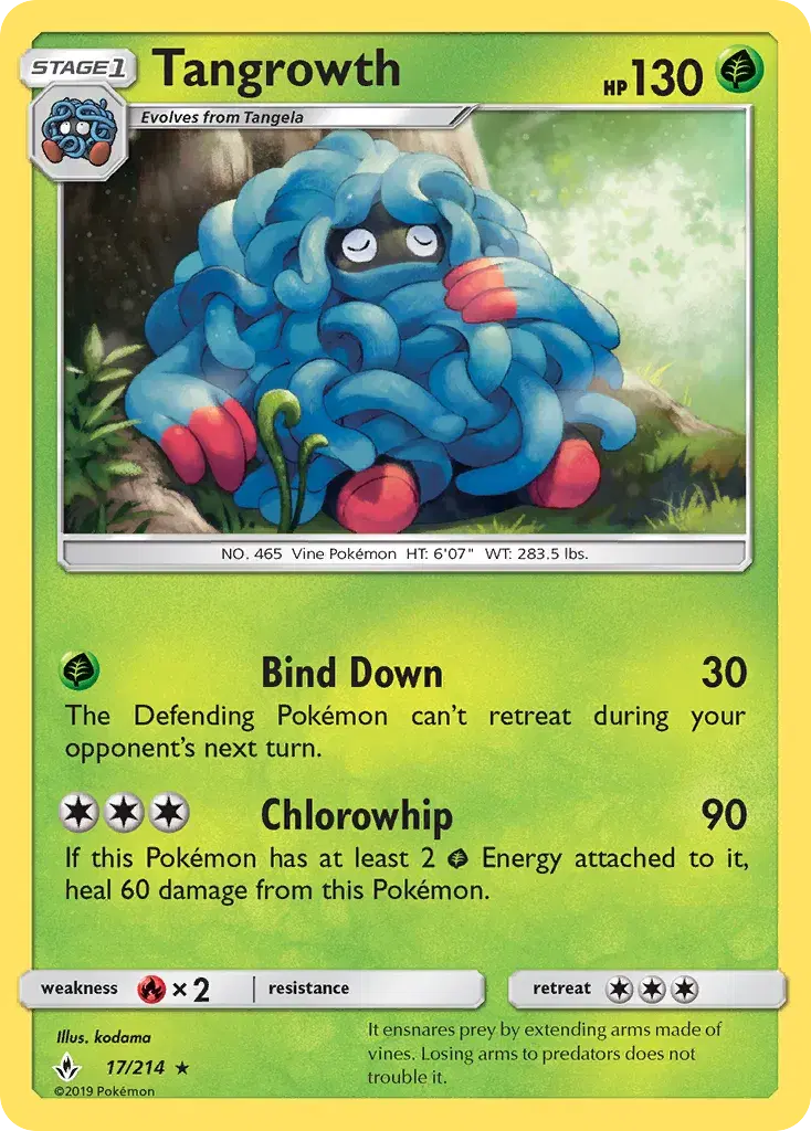 Tangrowth Unbroken Bonds 17