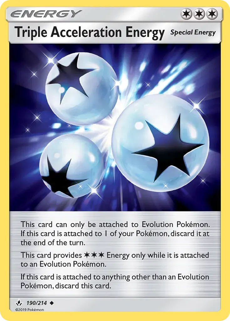 Triple Acceleration Energy Unbroken Bonds 190