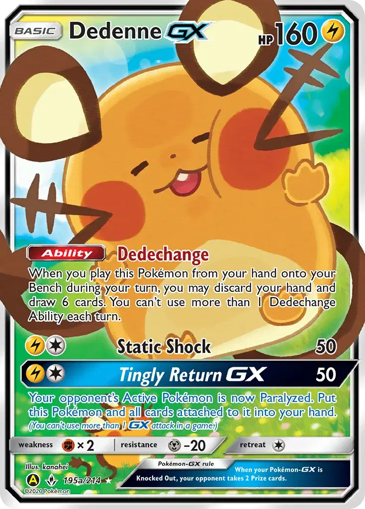 Dedenne-GX Unbroken Bonds 195a