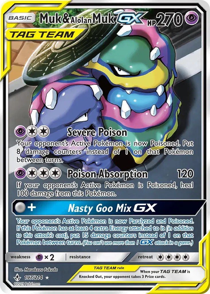 Muk & Alolan Muk-GX Unbroken Bonds 197