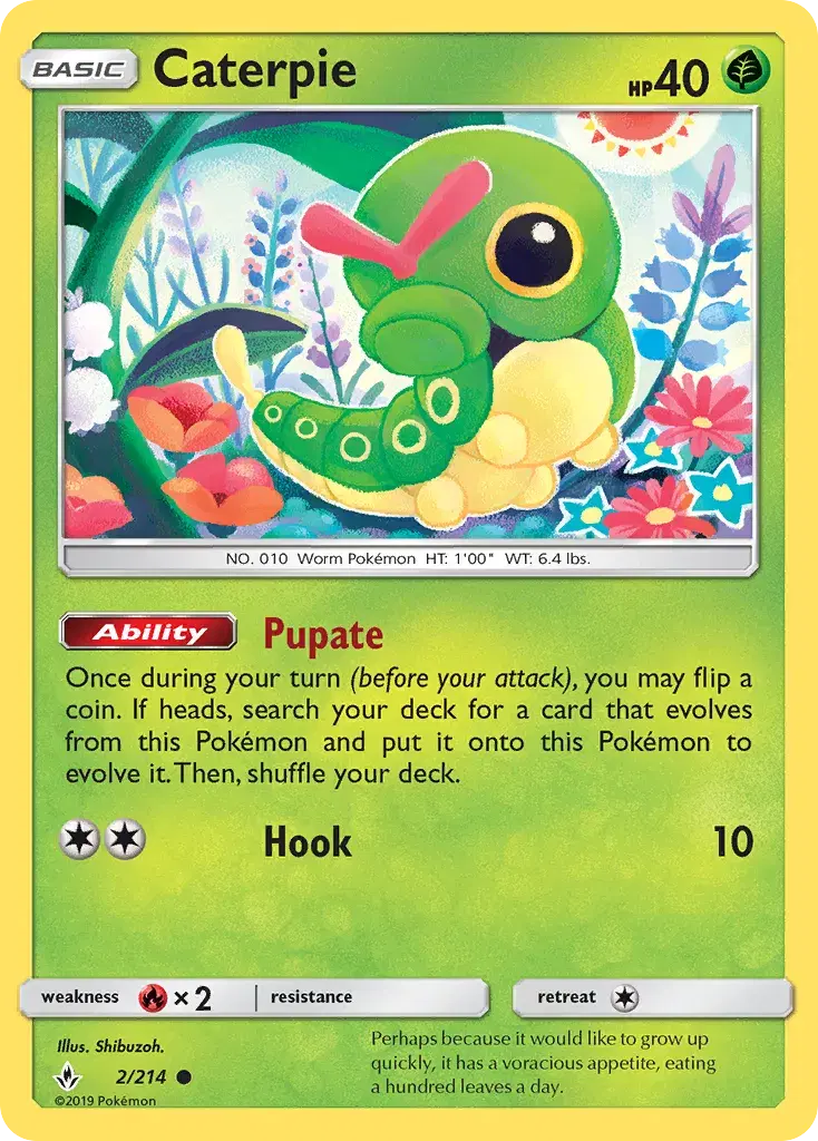 Caterpie Unbroken Bonds 2