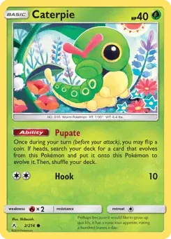 Caterpie Unbroken Bonds