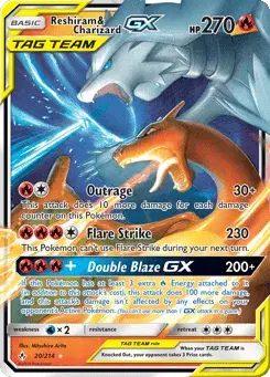 Reshiram & Charizard-GX Unbroken Bonds