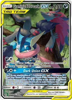 Greninja & Zoroark-GX Unbroken Bonds