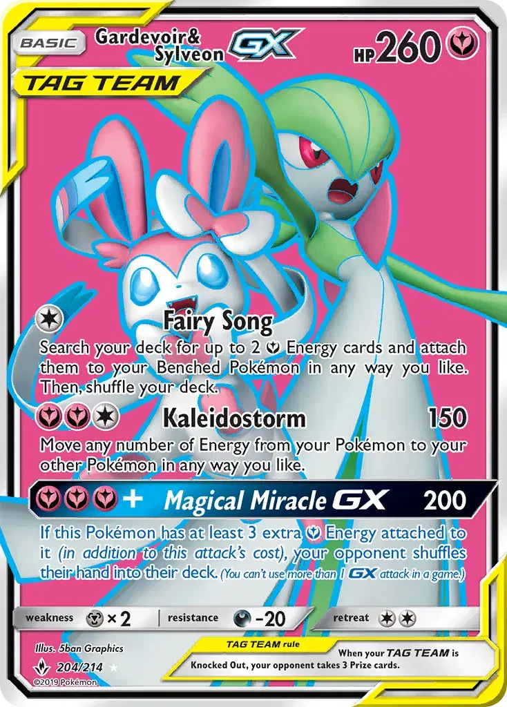 Gardevoir & Sylveon-GX Unbroken Bonds 204
