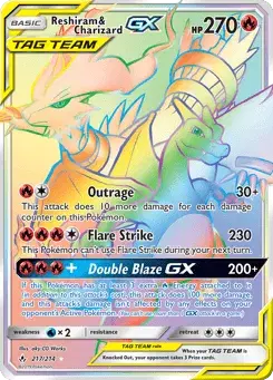 Reshiram & Charizard-GX Unbroken Bonds