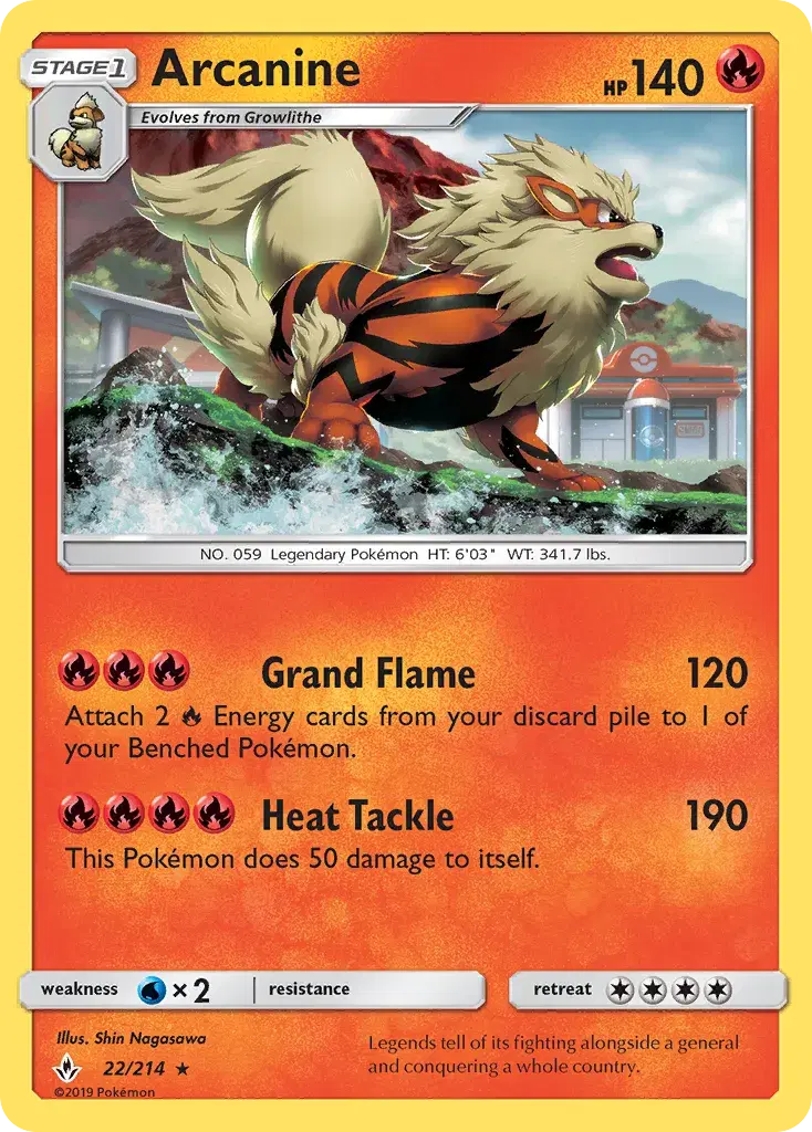 Arcanine Unbroken Bonds 22