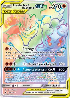Marshadow & Machamp-GX Unbroken Bonds