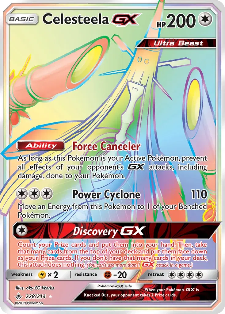 Celesteela-GX Unbroken Bonds 228
