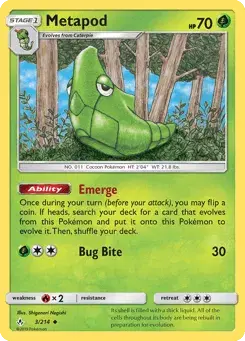 Metapod Unbroken Bonds