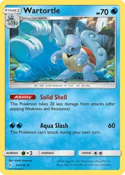 Wartortle Unbroken Bonds