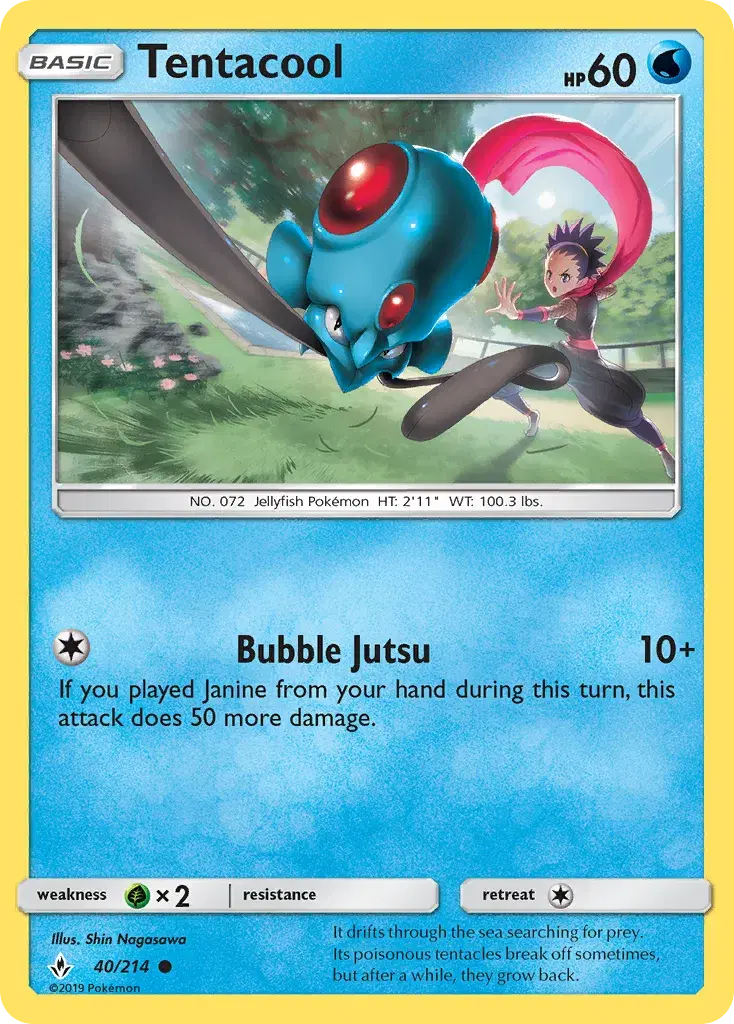 Tentacool Unbroken Bonds 40