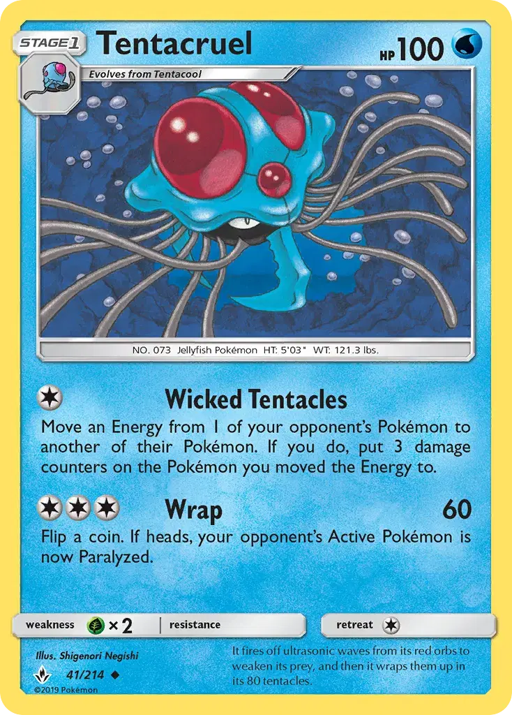 Tentacruel Unbroken Bonds 41