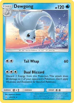 Dewgong Unbroken Bonds