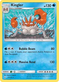 Kingler Unbroken Bonds