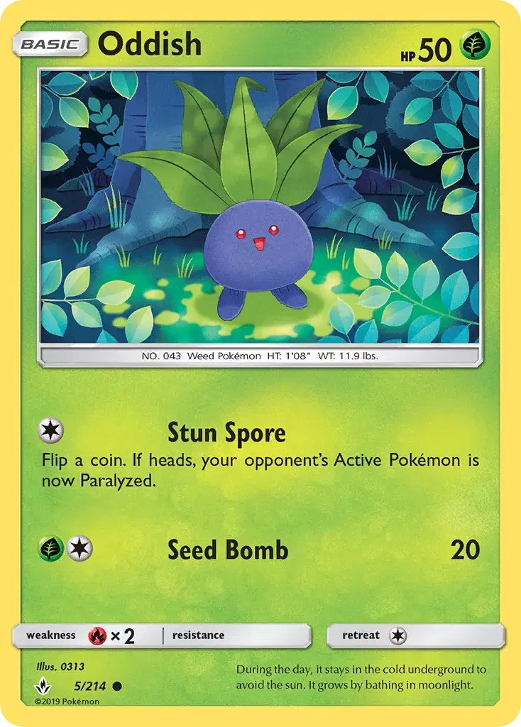 Oddish Unbroken Bonds 5
