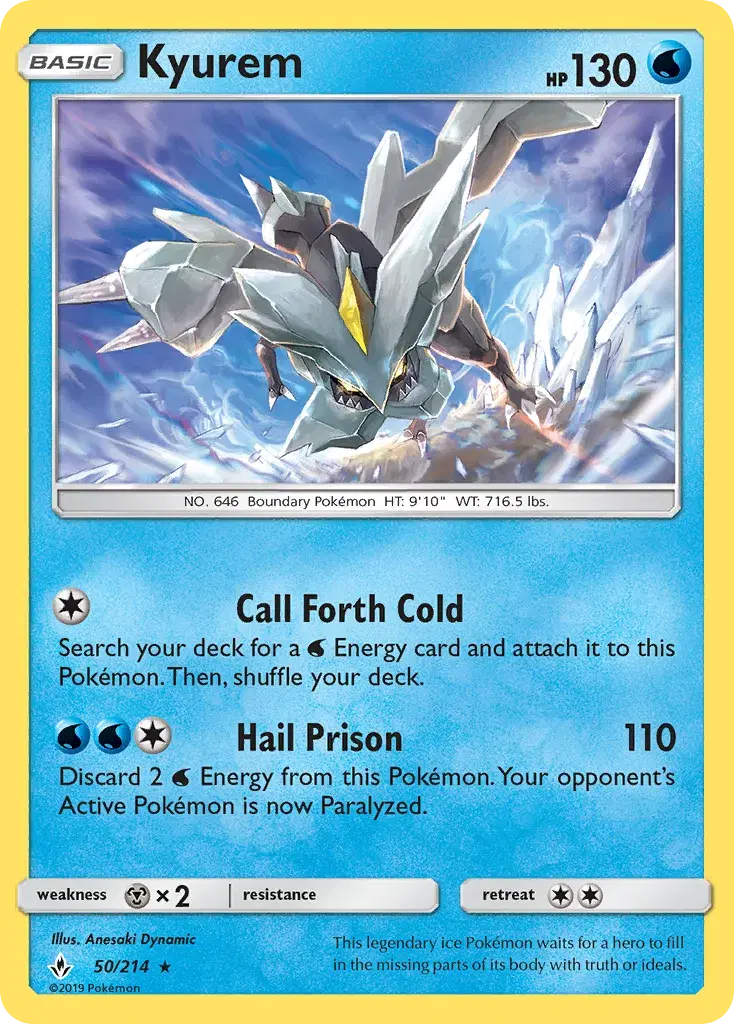 Kyurem Unbroken Bonds 50