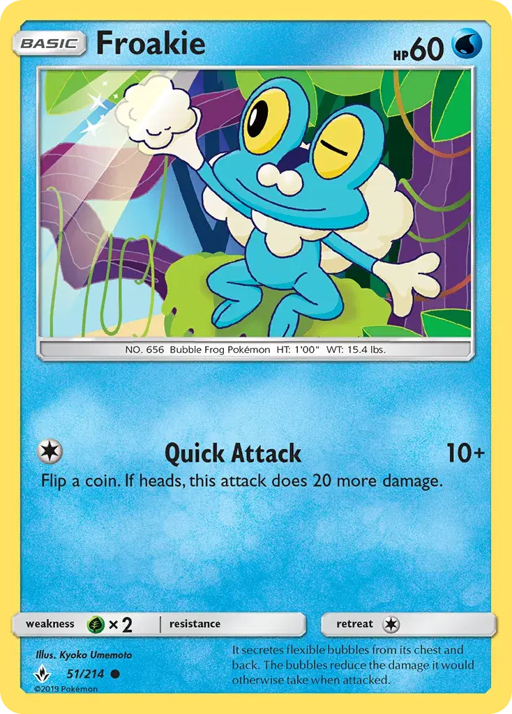 Froakie Unbroken Bonds 51