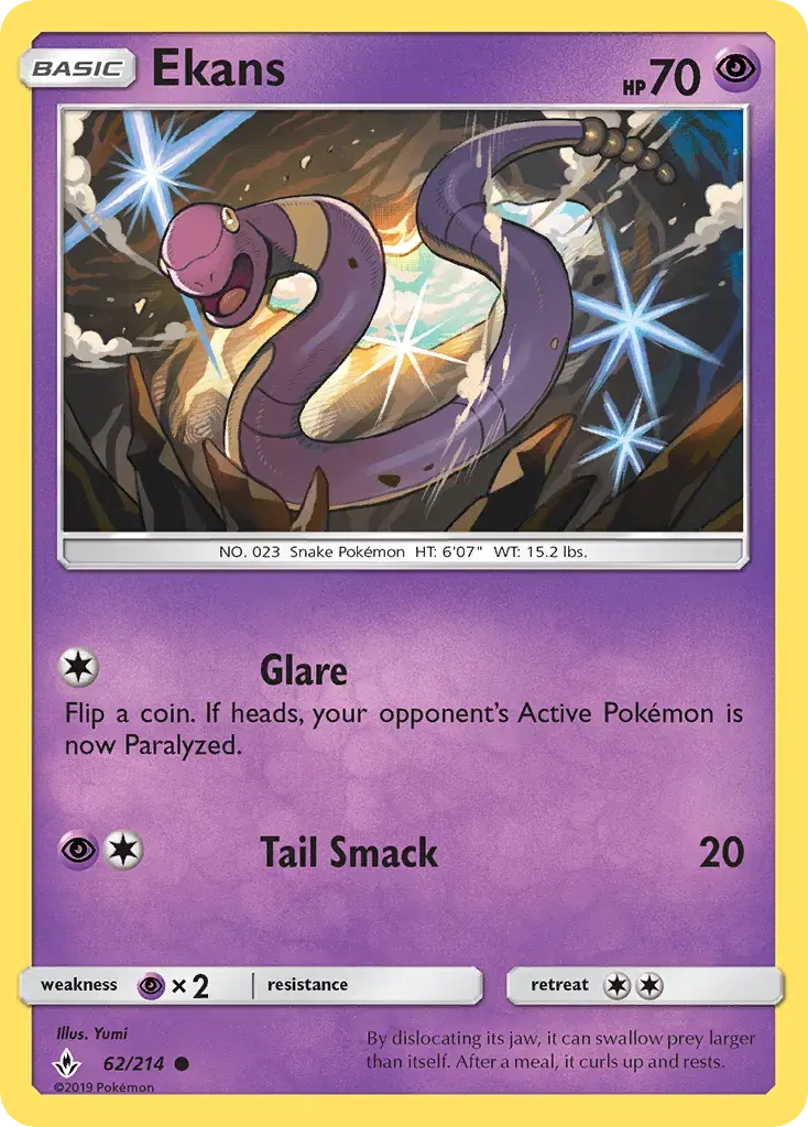 Ekans Unbroken Bonds 62