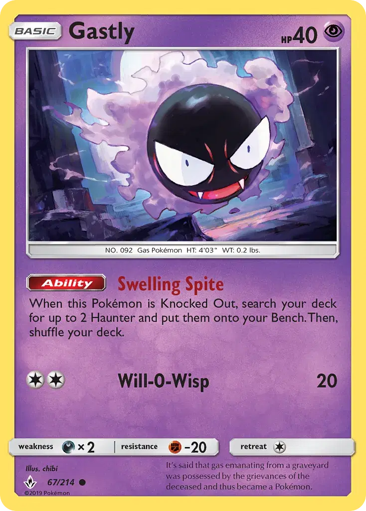 Gastly Unbroken Bonds 67