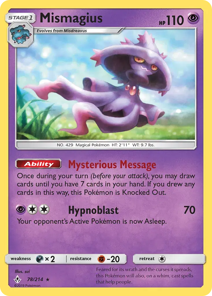 Mismagius Unbroken Bonds 78