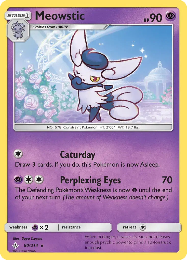 Meowstic Unbroken Bonds 80