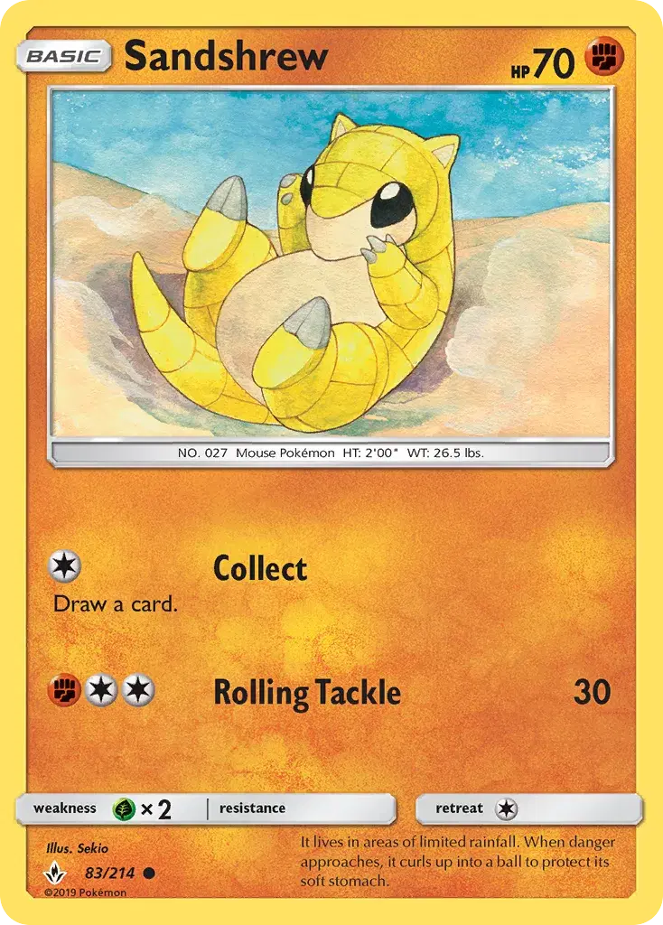 Sandshrew Unbroken Bonds 83