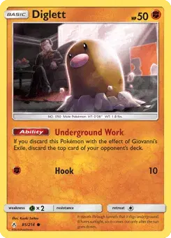 Diglett Unbroken Bonds