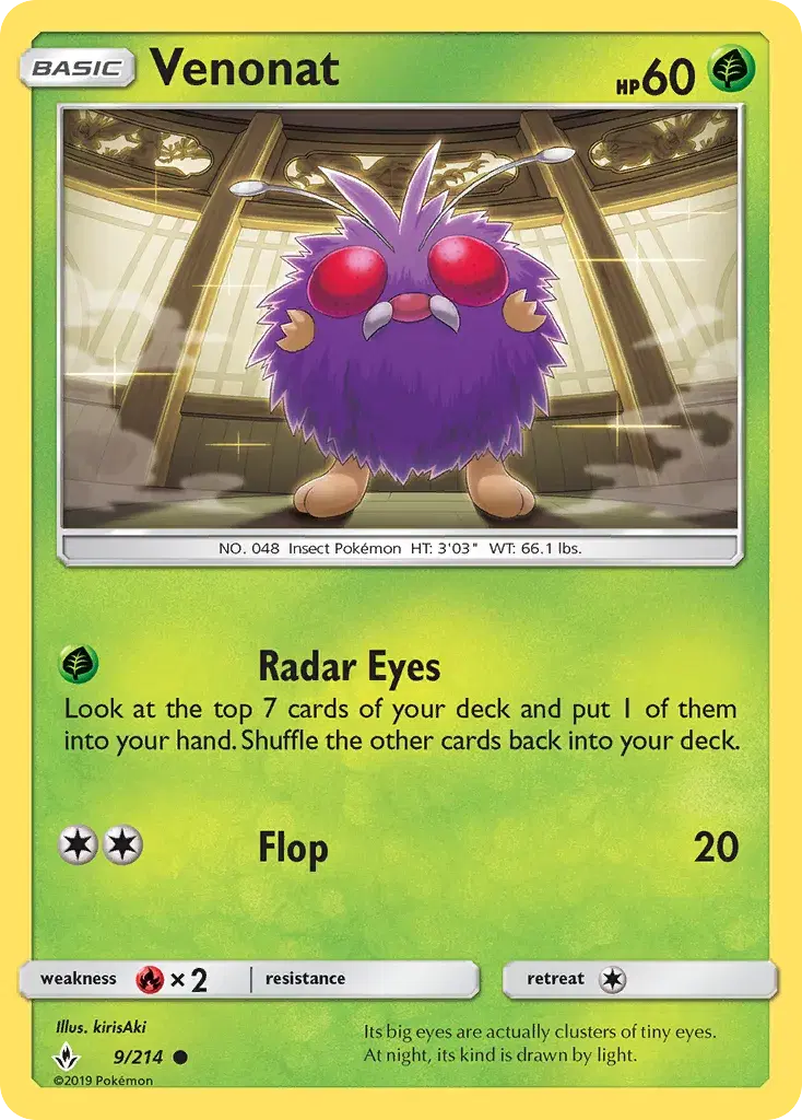 Venonat Unbroken Bonds 9